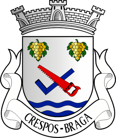 Brasão da antiga freguesia de Crespos - Crespos former civil parish, coat-of-arms
