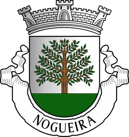 Brasão da antiga freguesia de Nogueira - Nogueira former civil parish, coat-of-arms Brasão da antiga freguesia de Nogueira - Nogueira former civil parish, coat-of-arms