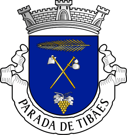 Brasão da antiga freguesia de Parada de Tibães - Parada de Tibães former civil parish, coat-of-arms