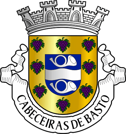 Brasão do município de Cabeceiras de Basto - Cabeceiras de Basto municipality coat-of-arms Brasão do município de Cabeceiras de Basto - Cabeceiras de Basto municipality coat-of-arms