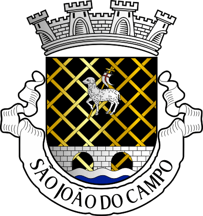 Brasão da freguesia de São João do Campo - São João do Campo civil parish, coat-of-arms Brasão da freguesia de São João do Campo - São João do Campo civil parish, coat-of-arms