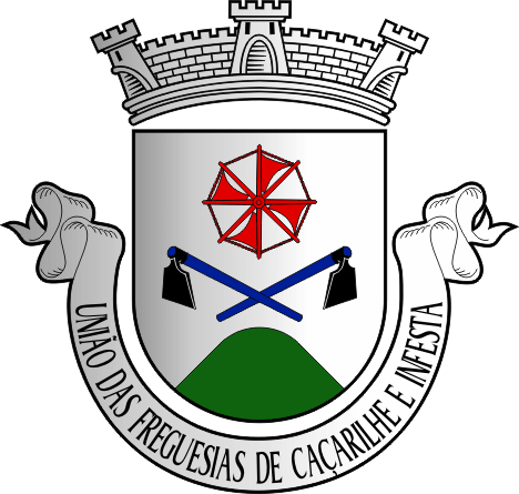 Brasão da Freguesia de Caçarilhe e Infesta - Caçarilhe and Infesta civil parish, coat-of-arms Brasão da Freguesia de Caçarilhe e Infesta - Caçarilhe and Infesta civil parish, coat-of-arms