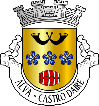 Brasão da antiga freguesia de Alva - Alva former civil parish, coat-of-arms