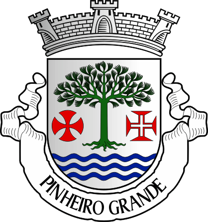 Brasão da antiga freguesia de Pinheiro Grande - Pinheiro Grande former civil parish, coat-of-arms Brasão da antiga freguesia de Pinheiro Grande - Pinheiro Grande former civil parish, coat-of-arms