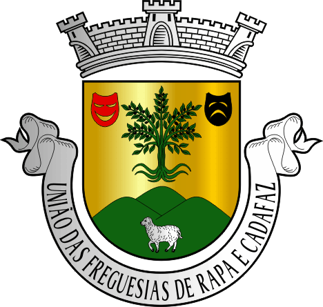 Brasão da União das freguesias de Rapa e Cadafaz - Rapa and Cadafaz civil parishes union coat-of-arms