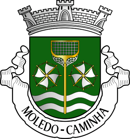 Brasão da antiga freguesia de Moledo - Moledo former civil parish, coat-of-arms
