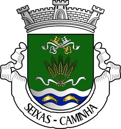 Brasão da freguesia de Seixas - Seixas civil parish, coat-of-arms Brasão da freguesia de Seixas - Seixas civil parish, coat-of-arms