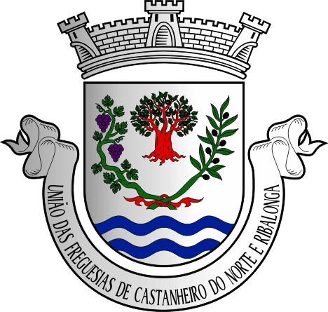 Brasão da Freguesia de Castanheiro do Norte e Ribalonga - Castanheiro do Norte and Ribalonga civil parish, coat-of-arms