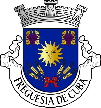 Brasão da freguesia de Cuba - Cuba civil parish, coat-of-arms
