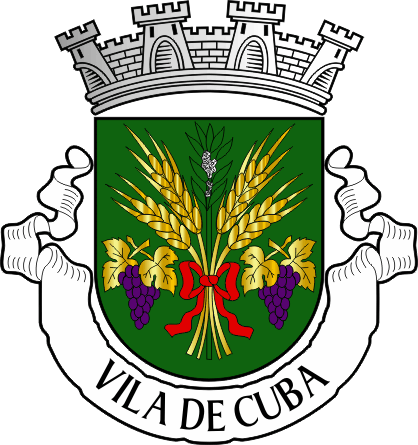 Brasão do Município de Cuba - Cuba municipal coat-of-arms Brasão do Município de Cuba - Cuba municipal coat-of-arms