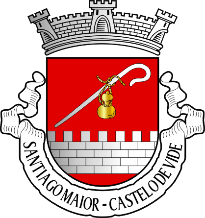 Brasão da freguesia de Santiago Maior - Santiago Maior civil parish, coat-of-arms Brasão da freguesia de Santiago Maior - Santiago Maior civil parish, coat-of-arms