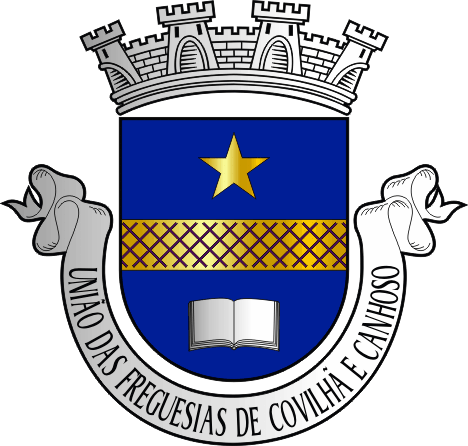 Brasão da União das freguesias de Covilhã e Canhoso - Covilhã and Canhoso civil parishes union coat-of-arms