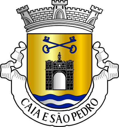 Brasão da antiga freguesia de Caia e São Pedro - Caia and São Pedro former civil parish, coat-of-arms