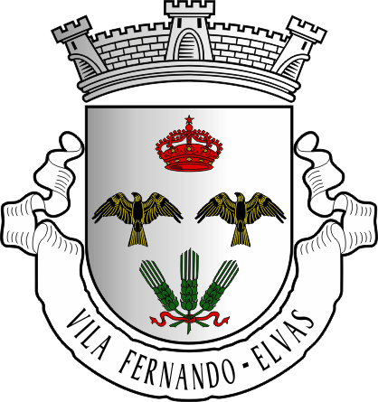 Brasão da antiga freguesia de Vila Fernando - Vila Fernando former civil parish, coat-of-arms Brasão da antiga freguesia de Vila Fernando - Vila Fernando former civil parish, coat-of-arms