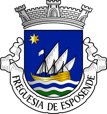 Brasão da antiga freguesia de Esposende former civil parish, coat-of-arms Brasão da antiga freguesia de Esposende former civil parish, coat-of-arms