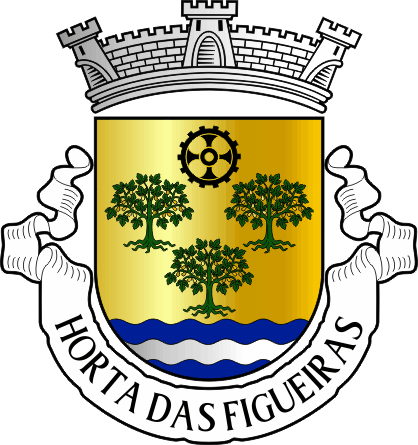 Brasão da antiga freguesia de Horta das Figueiras - Horta das Figueiras former civil parish, coat-of-arms Brasão da antiga freguesia de Horta das Figueiras - Horta das Figueiras former civil parish, coat-of-arms
