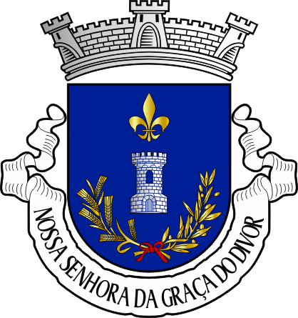 Brasão da freguesia de Nossa Senhora da Graça do Divor - Nossa Senhora da Graça do Divor civil parish, coat-of-arms Brasão da freguesia de Nossa Senhora da Graça do Divor - Nossa Senhora da Graça do Divor civil parish, coat-of-arms