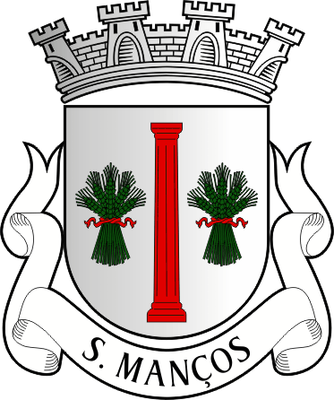 Brasão da antiga freguesia de São Manços - São Manços former civil parish, coat-of-arms