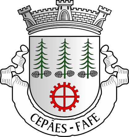 Brasão da antiga freguesia de Cepães - Cepães former civil parish, coat-of-arms