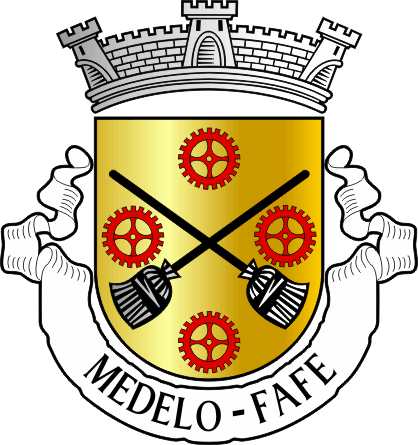 Brasão da freguesia de Medelo - Medelo civil parish, coat-of-arms Brasão da freguesia de Medelo - Medelo civil parish, coat-of-arms