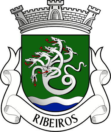 Brasão da freguesia de Ribeiros - Ribeiros civil parish, coat-of-arms Brasão da freguesia de Ribeiros - Ribeiros civil parish, coat-of-arms