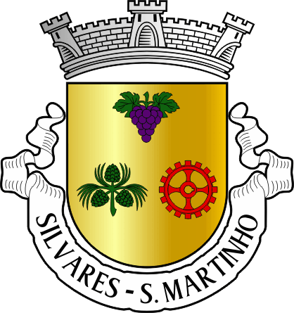 Brasão da freguesia de Silvares (São Martinho) - Silvares (São Martinho) civil parish, coat-of-arms