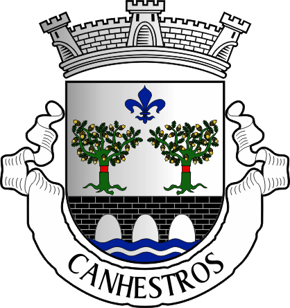 Brasão da antiga freguesia de Canhestros - Canhestros former civil parish, coat-of-arms Brasão da antiga freguesia de Canhestros - Canhestros former civil parish, coat-of-arms