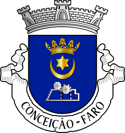 Brasão da antiga freguesia de Conceição - Conceição former civil parish, coat-of-arms Brasão da antiga freguesia de Conceição - Conceição former civil parish, coat-of-arms