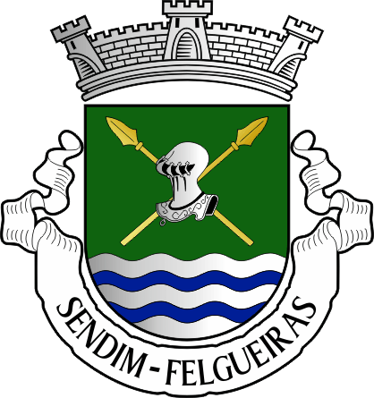 Brasão da freguesia de Sendim - Sendim civil parish, coat-of-arms