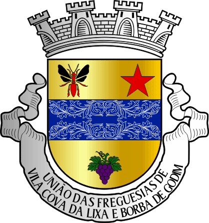 Brasão da União das freguesias de Vila Cova da Lixa e Borba de Godim - Vila Cova da Lixa and Borba de Godim civil parishes union coat-of-arms