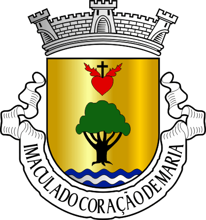 Brasão da freguesia do Imaculado Coração de Maria - Imaculado Coração de Maria civil parish, coat-of-arms Brasão da freguesia do Imaculado Coração de Maria - Imaculado Coração de Maria civil parish, coat-of-arms