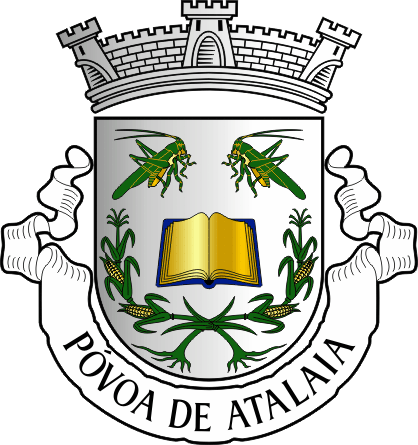 Brasão da antiga freguesia de Póvoa de Atalaia - Póvoa de Atalaia former civil parish, coat-of-arms Brasão da antiga freguesia de Póvoa de Atalaia - Póvoa de Atalaia former civil parish, coat-of-arms