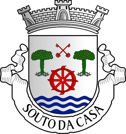 Brasão da freguesia de Souto da Casa - Souto da Casa civil parish, coat-of-arms