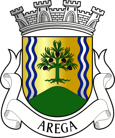 Brasão da freguesia de Arega - Arega civil parish, coat-of-arms Brasão da freguesia de Arega - Arega civil parish, coat-of-arms