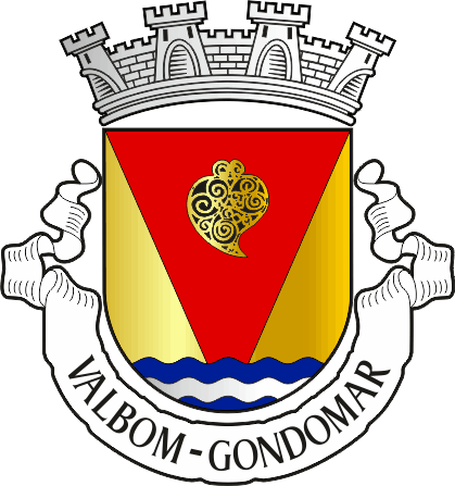 Brasão da antiga freguesia de Valbom - Valbom former civil parish, coat-of-arms