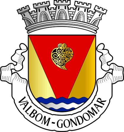 Brasão da antiga freguesia de Valbom - Valbom former civil parish, coat-of-arms