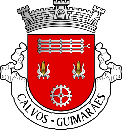 Brasão da antiga freguesia de Calvos - Calvos former civil parish, coat-of-arms