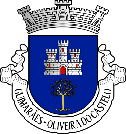 Brasão da antiga freguesia de Guimarães (Oliveira do Castelo) - Guimarães (Oliveira do Castelo) former civil parish, coat-of-arms Brasão da antiga freguesia de Guimarães (Oliveira do Castelo) - Guimarães (Oliveira do Castelo) former civil parish, coat-of-arms