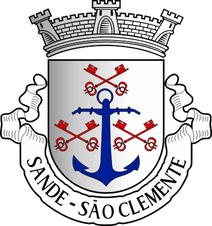 Brasão da antiga freguesia de Sande (São Clemente) - Sande (São Clemente) former civil parish, coat-of-arms Brasão da antiga freguesia de Sande (São Clemente) - Sande (São Clemente) former civil parish, coat-of-arms