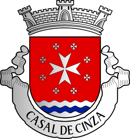 Brasão da freguesia de Casal de Cinza - Casal de Cinza civil parish, coat-of-arms Brasão da freguesia de Casal de Cinza - Casal de Cinza civil parish, coat-of-arms