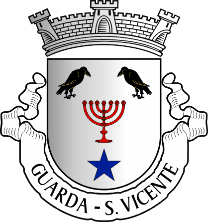 Brasão da antiga freguesia de Guarda (São Vicente) - Guarda (São Vicente) former civil parish, coat-of-arms
