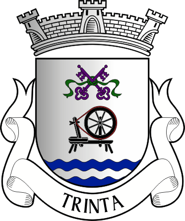 Brasão da antiga freguesia de Trinta - Trinta former civil parish, coat-of-arms