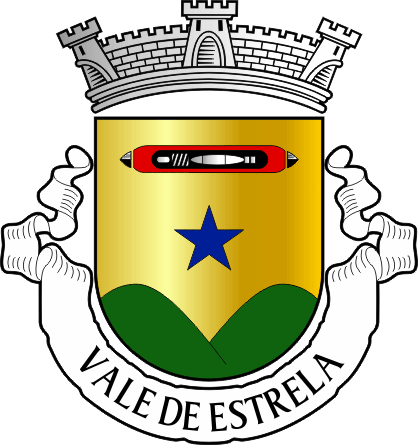 Brasão da freguesia de Vale de Estrela - Vale de Estrela civil parish, coat-of-arms Brasão da freguesia de Vale de Estrela - Vale de Estrela civil parish, coat-of-arms