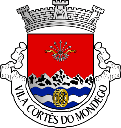 Brasão da freguesia de Vila Cortês do Mondego - Vila Cortês do Mondego civil parish, coat-of-arms Brasão da freguesia de Vila Cortês do Mondego - Vila Cortês do Mondego civil parish, coat-of-arms
