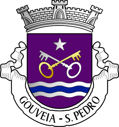 Brasão da antiga freguesia de Gouveia (São Pedro) - Gouveia (São Pedro) former civil parish, coat-of-arms Brasão da antiga freguesia de Gouveia (São Pedro) - Gouveia (São Pedro) former civil parish, coat-of-arms