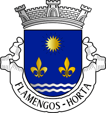 Brasão da freguesia de Flamengos - Flamengos civil parish, coat-of-arms Brasão da freguesia de Flamengos - Flamengos civil parish, coat-of-arms