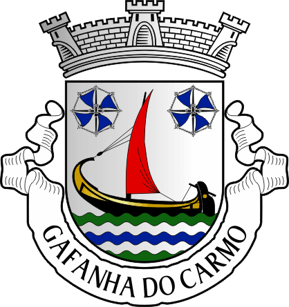 Brasão da freguesia de Gafanha do Carmo - Gafanha do Carmo civil parish, coat-of-arms Brasão da freguesia de Gafanha do Carmo - Gafanha do Carmo civil parish, coat-of-arms
