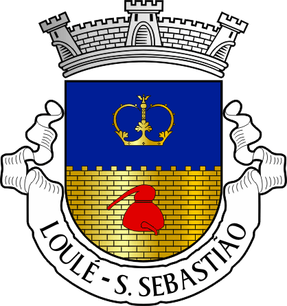 Brasão da freguesia de Loulé (São Sebastião) - Loulé (São Sebastião) civil parish, coat-of-arms Brasão da freguesia de Loulé (São Sebastião) - Loulé (São Sebastião) civil parish, coat-of-arms
