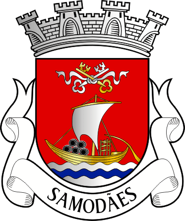 Brasão da freguesia de Samodães - Samodães civil parish, coat-of-arms