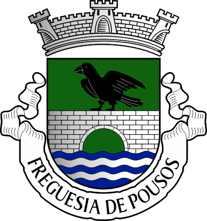 Brasão da antiga freguesia de Pousos - Pousos former civil parish, coat-of-arms